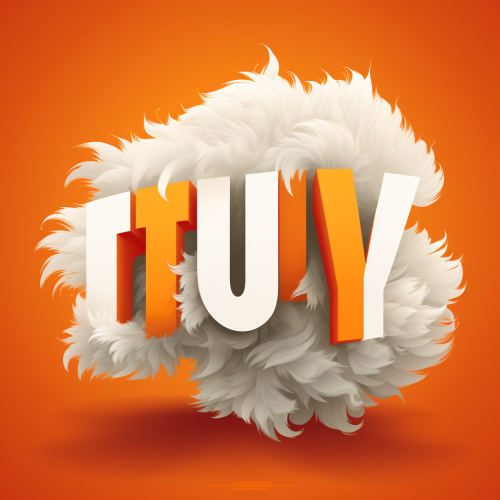 fluffy abstract banner