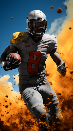 Quarterback scoring game-winning touchdown