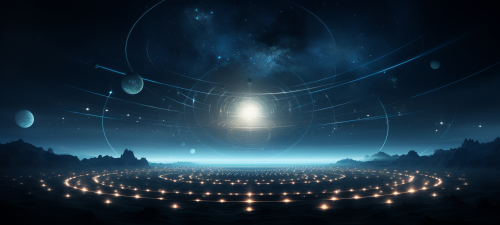 Beautiful fractal Earth wallpaper