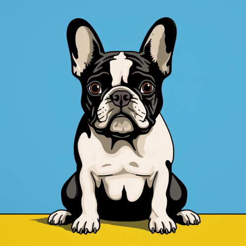 Playful French Bulldog by Hergé Playful French Bulldog by Hergé