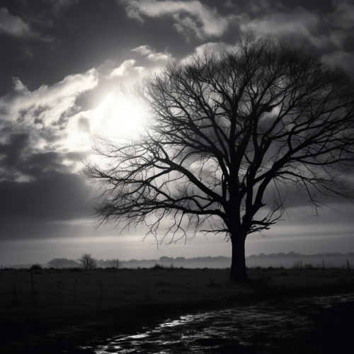 Stunning full moon in the night sky