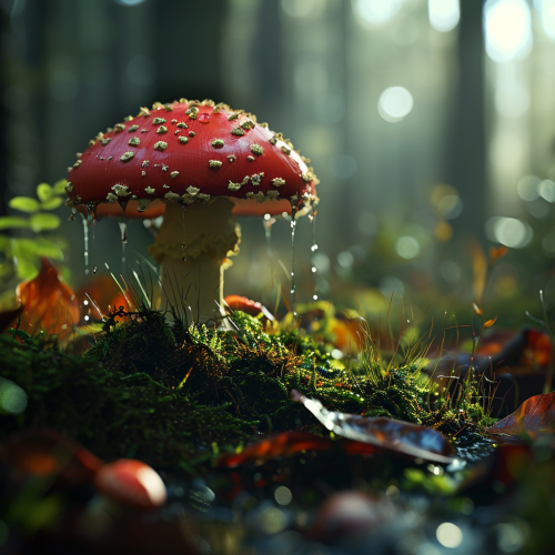 Funny Silly Mushroom Trip Image