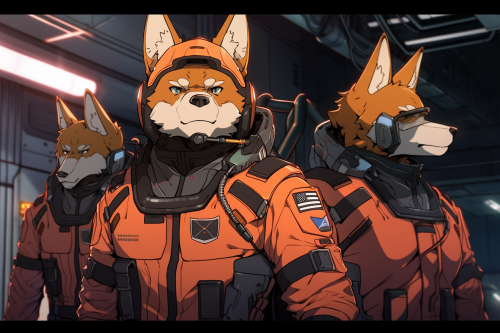 Furry Gundam Pilots in Action