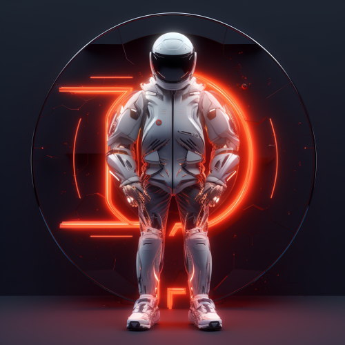 Futuristic Sport FR Monogram Design
