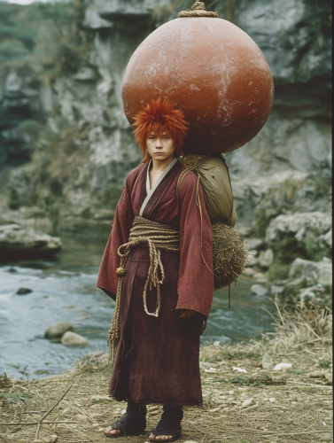 Gaara with his large gourd accessory