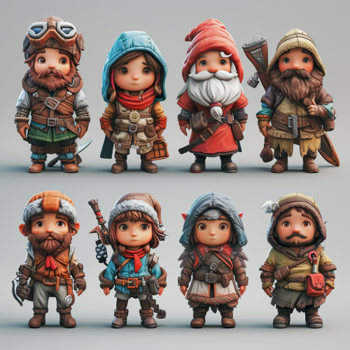 Game Character Reference Examples