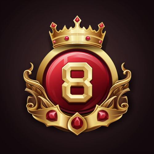 Logo with Crown and Laurel for Gaming Channel