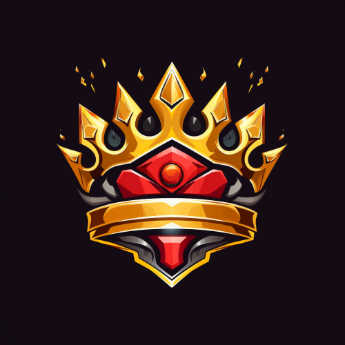 Logo with Crown and Laurel for Gaming Channel