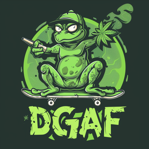 Stoner Hip Hop Gangster Toad Skateboard