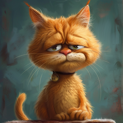 Colorful Garfield Stock Photo