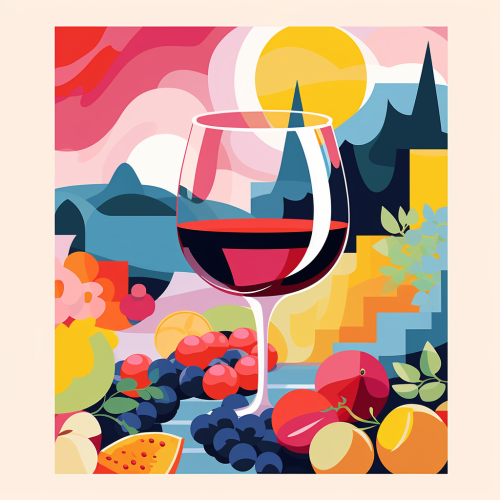 Beautiful Gastronomie and Wine Festival Poster