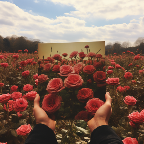 Gatefold Vinyl Field of Roses