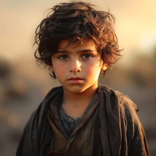 A boy from Gaza in HD Photography