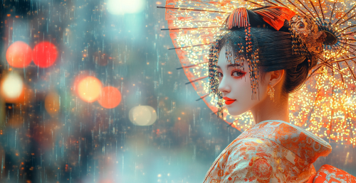 Geisha Bitcoin Kimono Tokyo Presentation