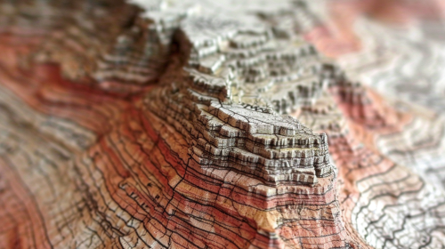Geologic Inspired Map of Terrain