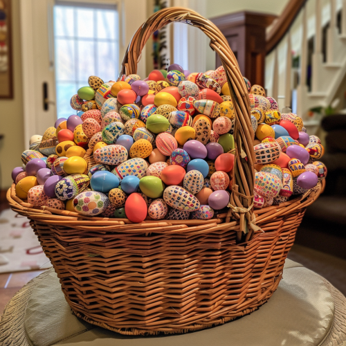 giant Easter basket full baskets giant Easter basket full baskets