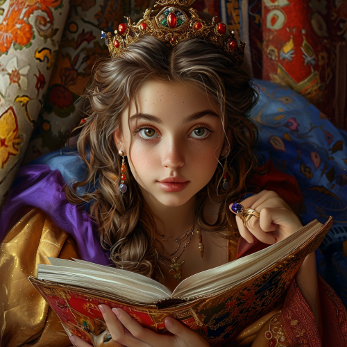 15-year-old girl listening to king and jester