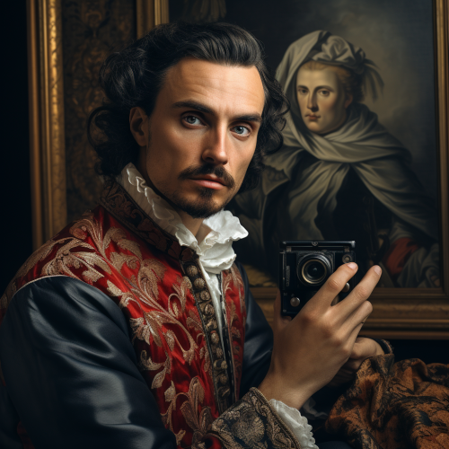 Giulio Cesare Portrait Looking Forward