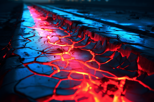 Vibrant melting high voltage graffiti tracks