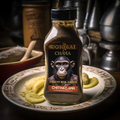 Chimpanzee-friendly Goat Sauce spread on toast