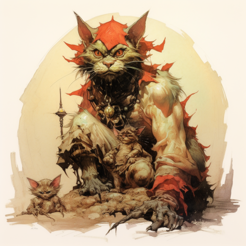 Goblin Cat - Fierce and Fearsome Creature