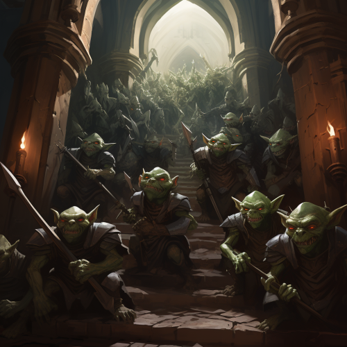 Goblins preparing for the upcoming war