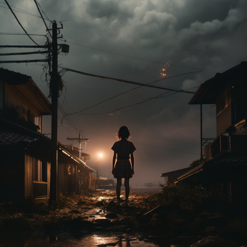 Gojo in a cinematic scene