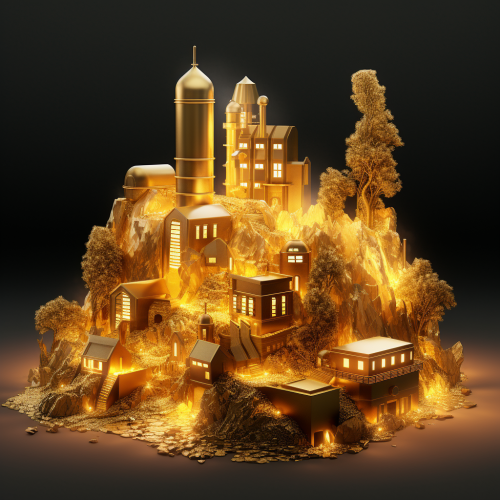 Realistic Gold Refinery Photo