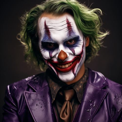 Friendly Joker with Face Paint Friendly Joker with Face Paint