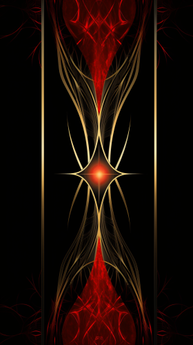 Gothic vampire border on black background