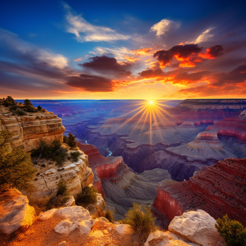 Beautiful Grand Canyon Sunset Picture Beautiful Grand Canyon Sunset Picture