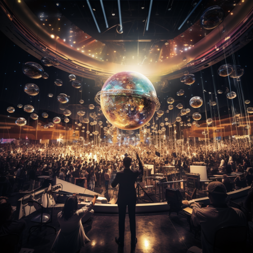 Musical performance at Las Vegas Sphere