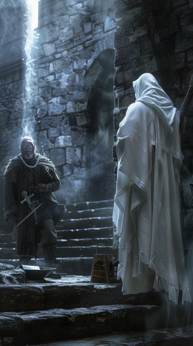 Grand Inquisitor Questioning Suspect Image