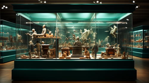 Glass display case with greatest invention