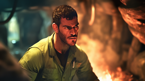 Greek Man with Evil Smirk