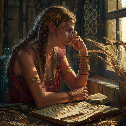 Greek Vesta Sorceror Abacus Temple