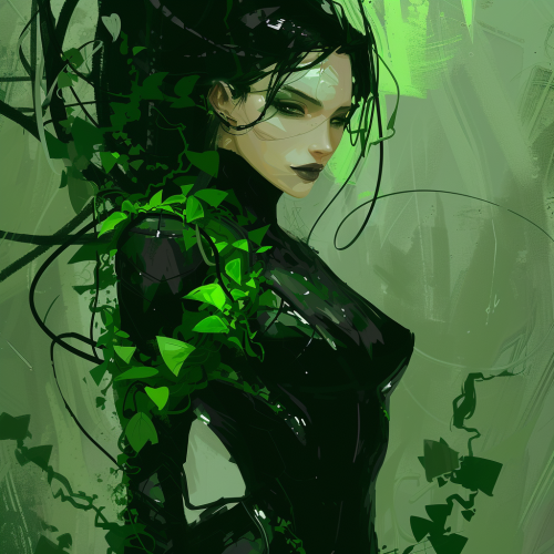 Green vines aeon flux style