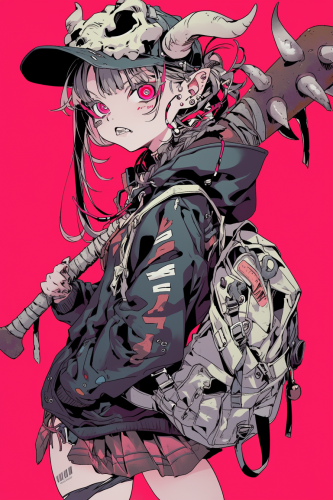 Grimes Anime Cartoon Character Artwork