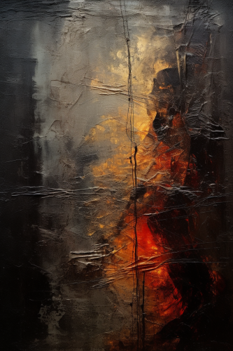 Grungy torn fantasy hit point design