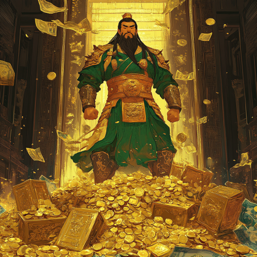 Guan Yu confident in treasure vault Guan Yu confident in treasure vault
