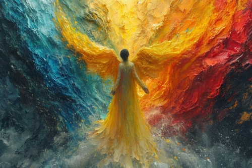 Guardian of Creativity in Vibrant Colors