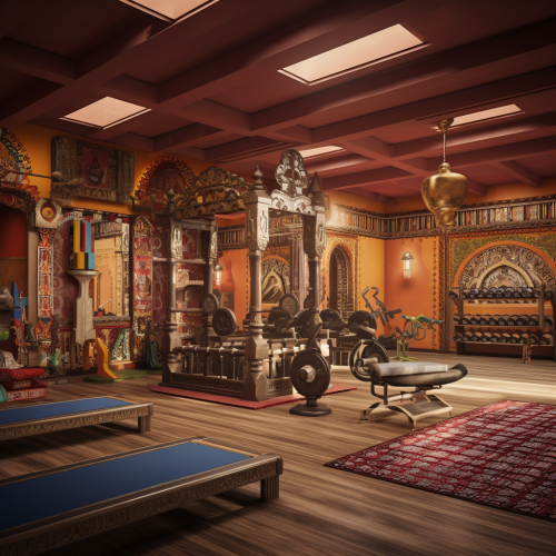 Indian Gym with Cost Effective Interior