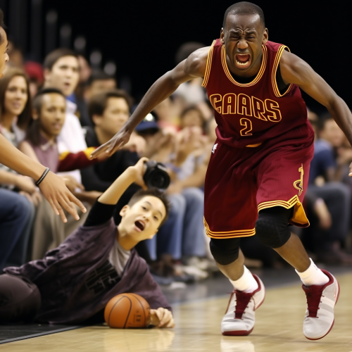 Half-Asian boy hit by basketball