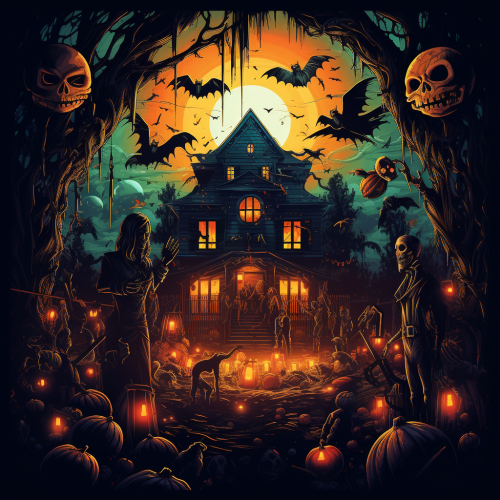 Halloween party poster design inspiration