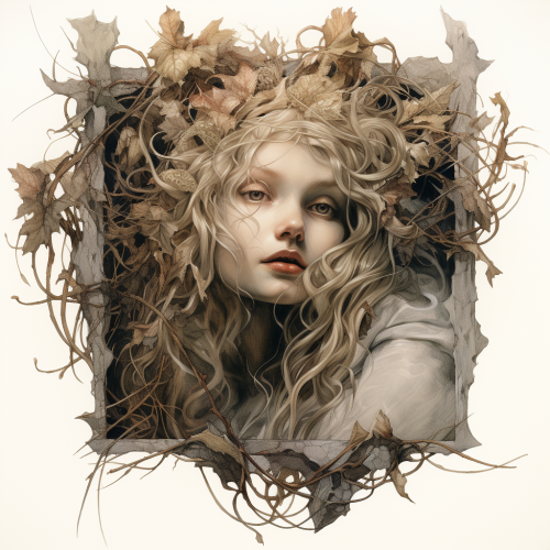 Hand Drawn Frame by Brian Froud