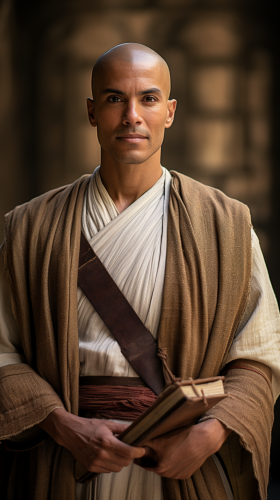 Handsome Imhotep, ancient Egyptian descendant