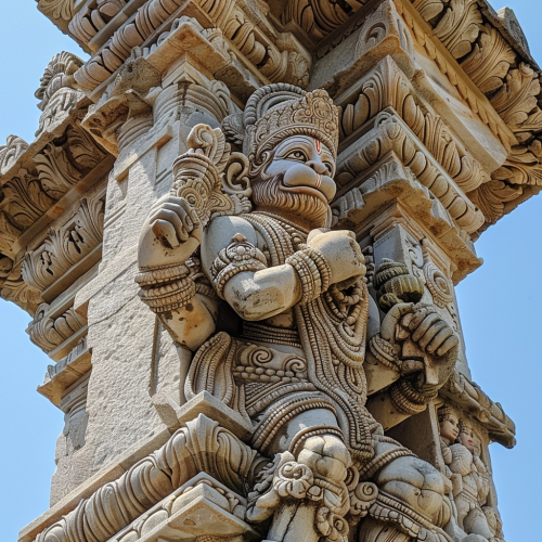 Lord Hanuman Temple Inscription