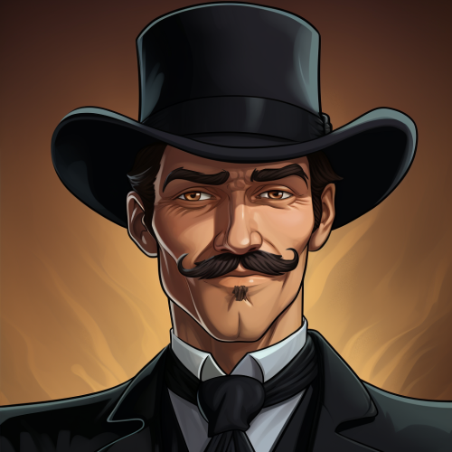 Happy cartoon Doc Holliday