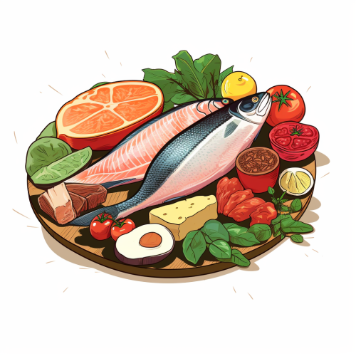 Illustration of Healthy Eating Habits