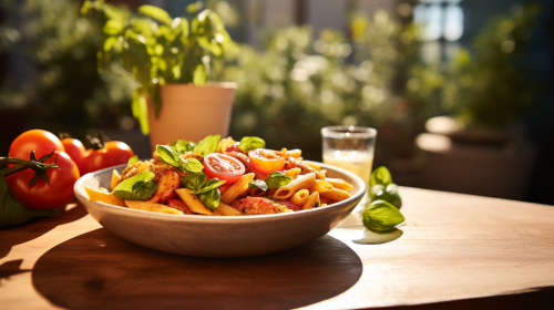 Healthy Penne Outdoor Kitchen California